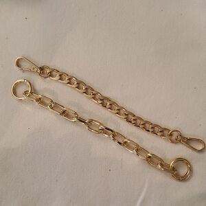 Gold Chain Bracelet Set